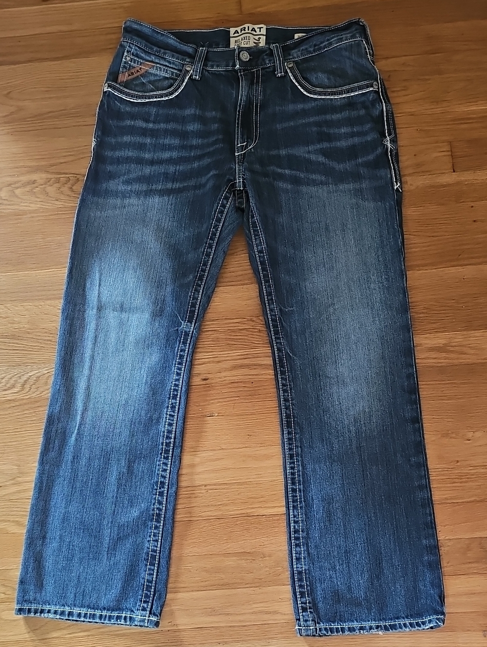 Ariat M4 Coltrane Durango Relaxed Bootcut Jeans Mens34" WaistX 32" Inseam Length